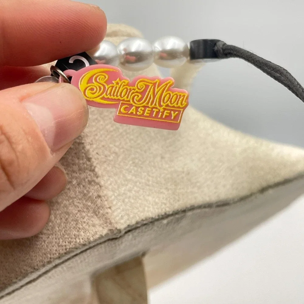 Sailor Moon x CASETiFY Pearl Phone Charm Strap Lanyard Star Moon Limited Edition